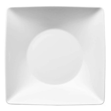 Piatto Fondo Omnia Quadrato Bianco Porcellana 23 cm Arthur Krupp | Ristorante