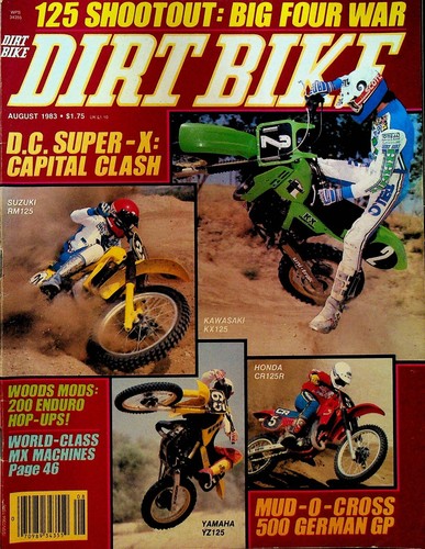 Dirt bike magazine august 1983 - dirt,