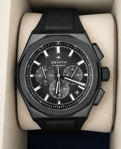 Zenith black ceramic defy - ceramic,