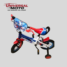 BICICLETTA BIMBO/BAMBINO NEW SUPER MAGIK CALIPER MISURA 12 + ROTELLE MAGIK BIKE