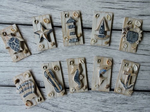 Magnete legno ocean style - legno,