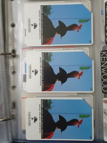 Schede telefoniche carabinieri - telefoniche,