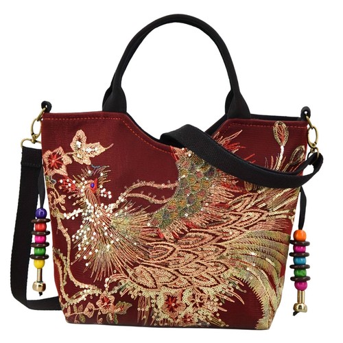Borsa ricamo per donne - borsa,