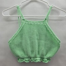 Top senza maniche in maglia