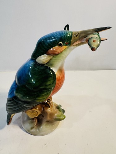 Herend naturalistic kingfisher - herend,