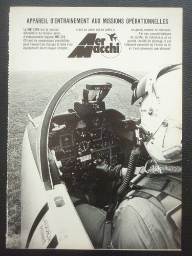 1971 pub avion aermacchi - 5/1971,