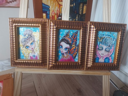 Angeli dipinto olio - , tela