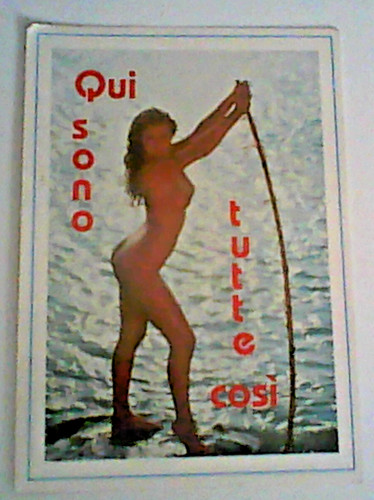 Cartolina pin giovane - cartolina,