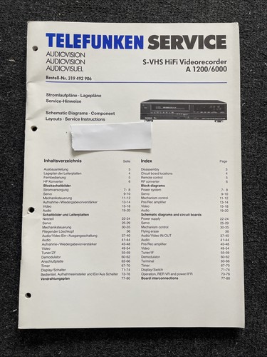 Telefunken a1200 - telefunken,