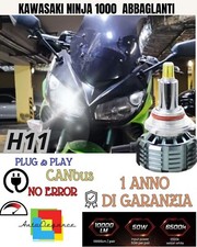 😍😍 LAMPADA LED H11 4800 LUMEN KAWASAKI NINJA 1000 ZX-10R 2008-2011 ABBAGLIANTE