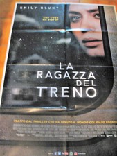 MANIFESTO    ORIGINALE   FILM    " LA   RAGAZZA   DEL  TRENO "