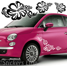 Adesivi fiori auto moto vespa - fiori,