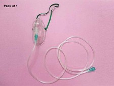 Maschera ossigeno con tubo per