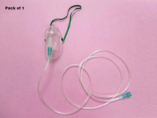 Maschera ossigeno con - tubo, per