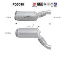 As FD5098 Fuliggine Filtro