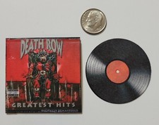 Album in miniatura in vinile 2" 1/6 album rap rapper Death Row