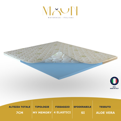 Topper memory foam - foam, 7cm