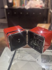 Brionvega Radio Radiosveglia Cubo Ts522 CR Arancio Edizione limitata Rara
