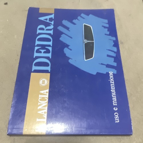 Lancia dedra libretto uso - dedra, e