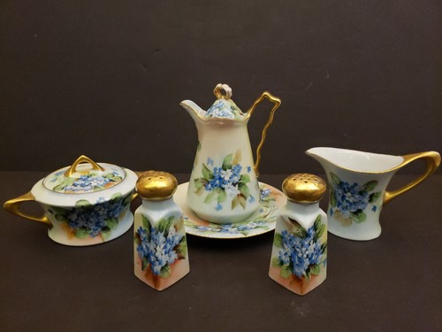 Shaker zucchero blu fiori - blu,