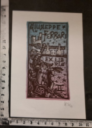Wunderkammer exlibris 418 - b,