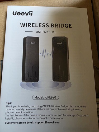 Ueevii cpe990 ponte wireless - ueevii,