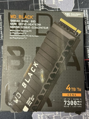 Black sn850x 4tb - black,