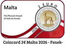 2 EURO MALTA 2026  COINCARD -