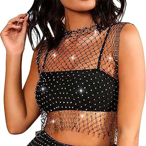 Top donna manica - , rete