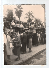 Foto Pompei Napoli 1958 Mercato Borse Turisti Donne