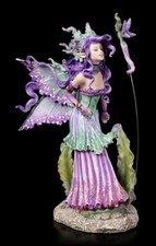 Statuina Elfi - Pixie Gossip by Amy Brown - Fantasy Fata Amici Elfi Statua Decorativa
