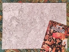 Copertina Tavola Originale David Genchi - 12 Cadaveri Hollow Press Bellissima A3