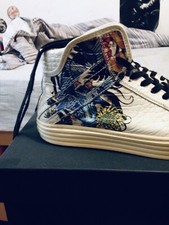 HOGAN REBEL LIMITED EDITION TATTOO JAPAN SCARPE SHOES SNEAKERS DUSTBAG