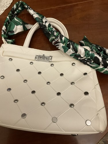 Borsa mano bianca - borsa, con