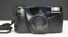(D) Olympus Superzoom 800 35 mm fotocamera messa a fuoco automatica quarzo data 38-80 mm testata