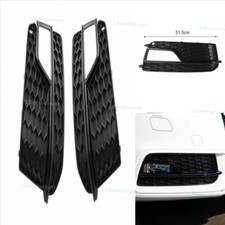 1Paar Schwarz und Chrom Wabe