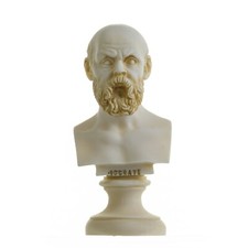 Filosofo greco Socrate busto