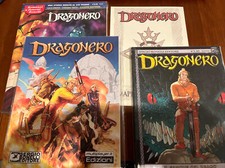 DRAGONERO BONELLI LOTTO ROMANZO + ZERO (0) + UNO (1) + MAPPA + 1 SPECIALE OTTIMI