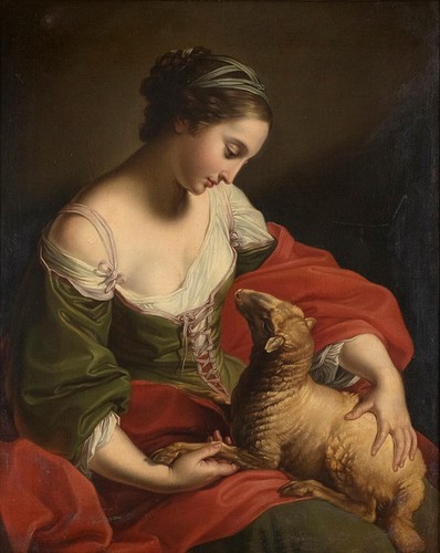 Dipinto olio repro pompeo - repro,