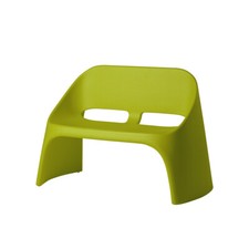 SLIDE divano AMELIE DUETTO impilabile per esterni in polietilene