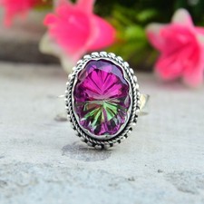 Anello multi tormalina argento