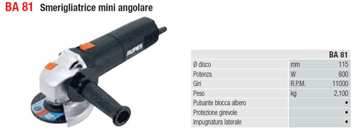 Rupes smerigliatrice ba81 - rupes,
