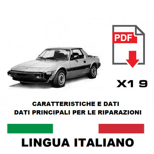 Fiat x19 manuale officina - x19,
