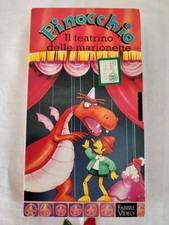 pinocchio il teatrino delle marionette vhs fabbri video anni 90 sc218