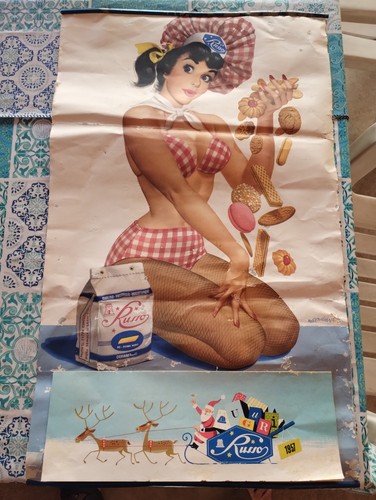 Pubblicità calendario 1957 - pubblicità,