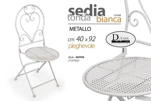 Sedia giardino veranda tonda - giardino,