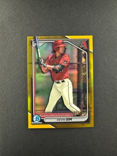 Kevin sim 2024 bowman chrome - kevin,