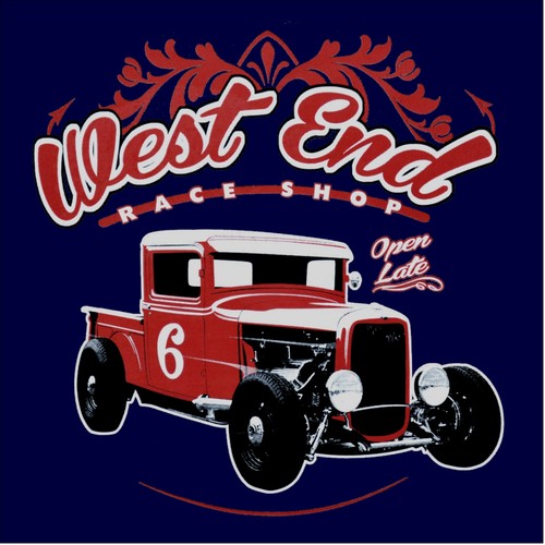 Hot rod truck shirt old - rod, t-shirt