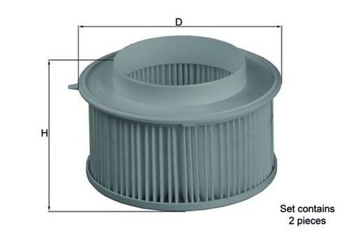 Filtro abitacolo mahle s - abitacolo,