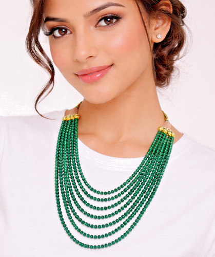 Collana con perle quarzo - collana,